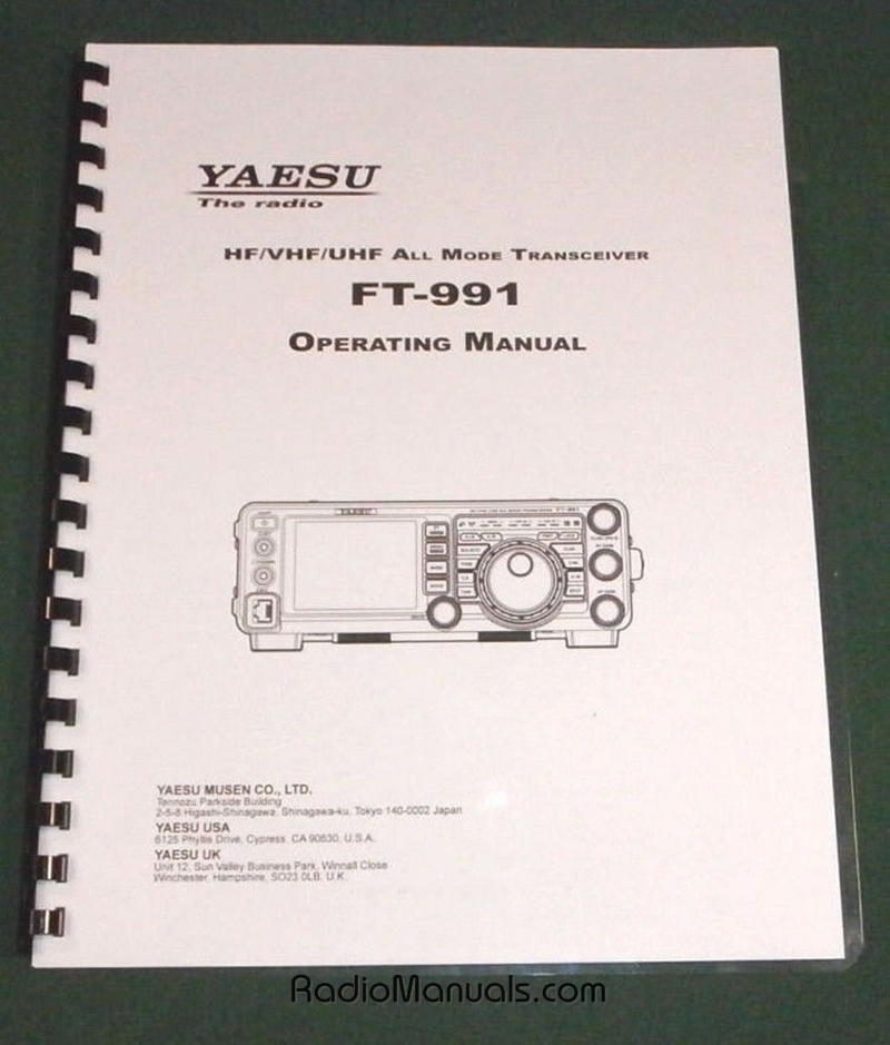 Yaesu FT-991 Instruction Manual